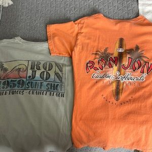 2 Comfort Colors Ron Jon T-shirts
